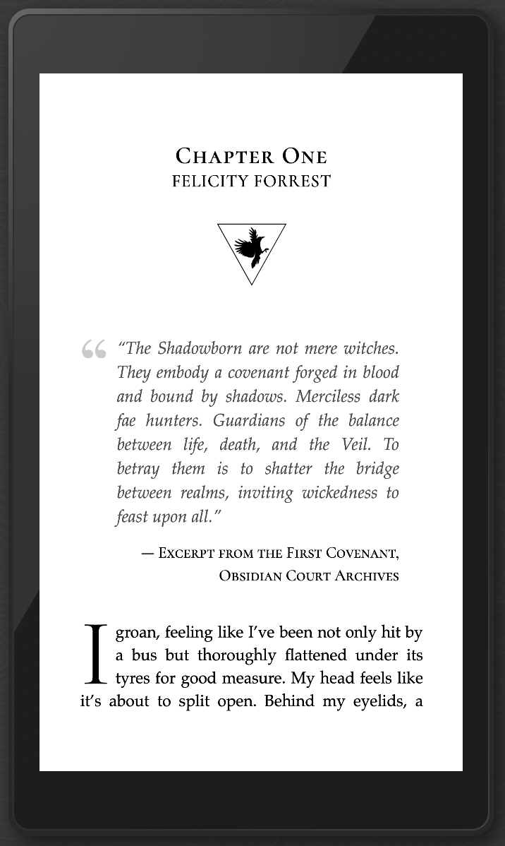 Of Flesh & Fire · Land of Shadows · Book Four