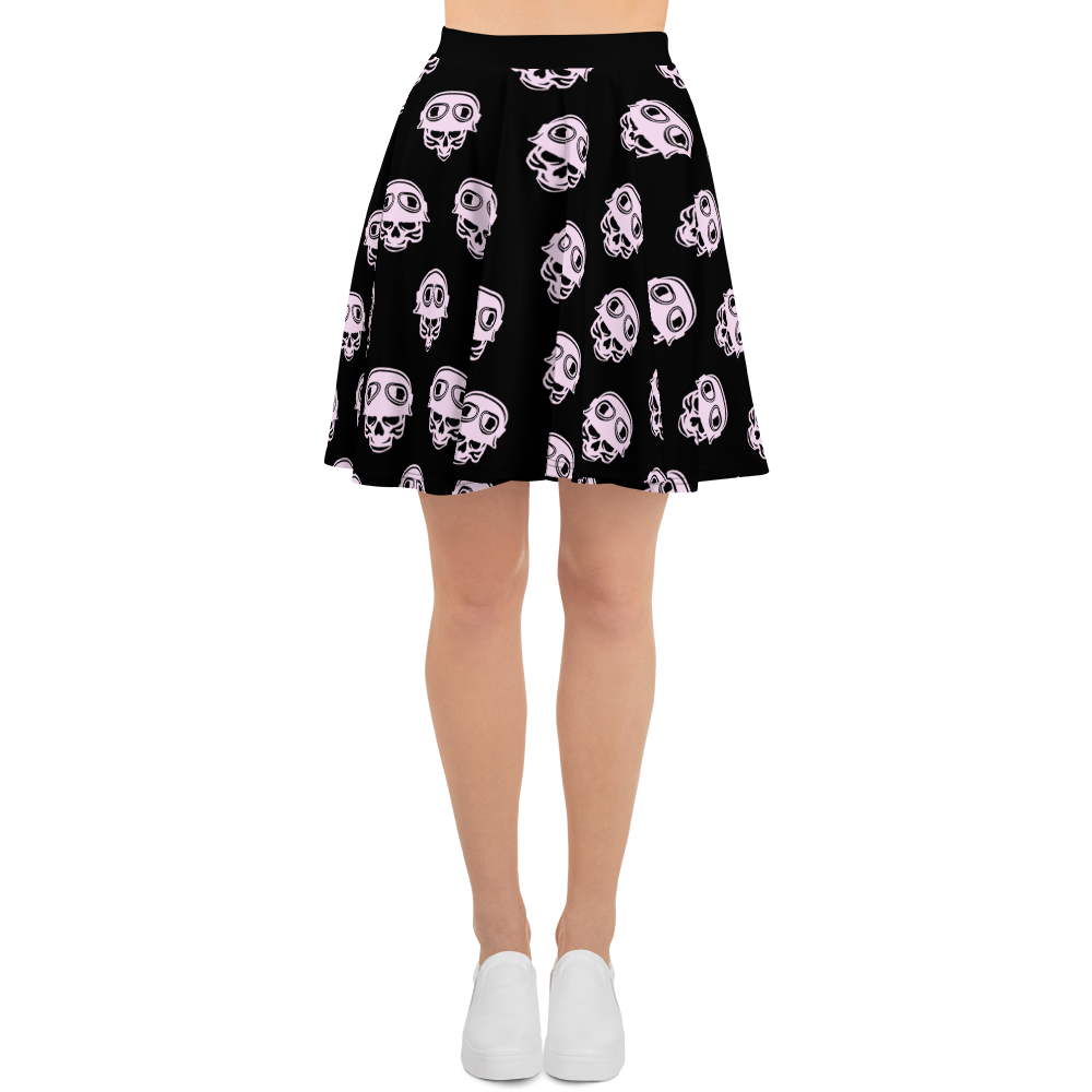 Always Look On The Bright Side of Death Skater Skirt