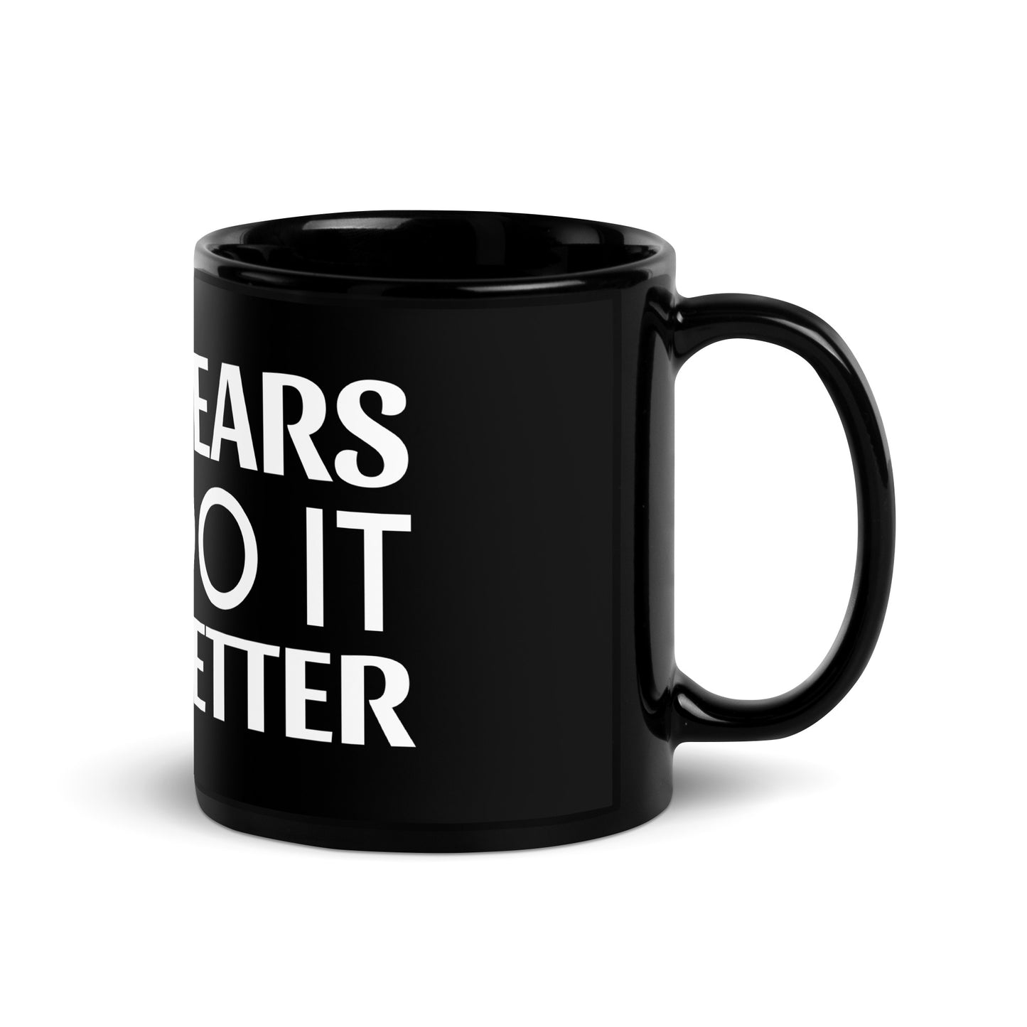 Nerd Meets Curvy "Bears Do It Better" Mug (Black)