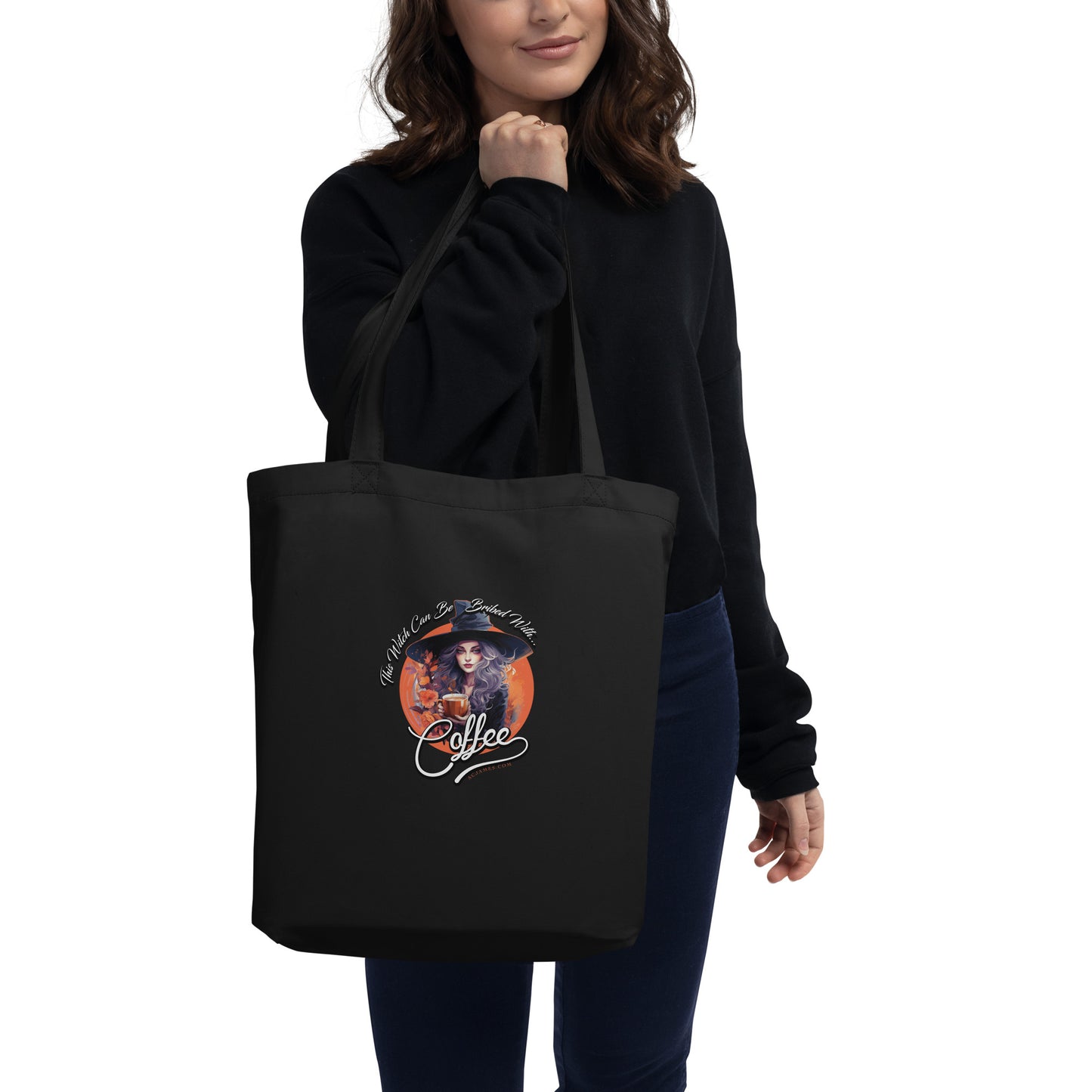 This Witch Can Be Bribed With Coffee Eco Tote Bag