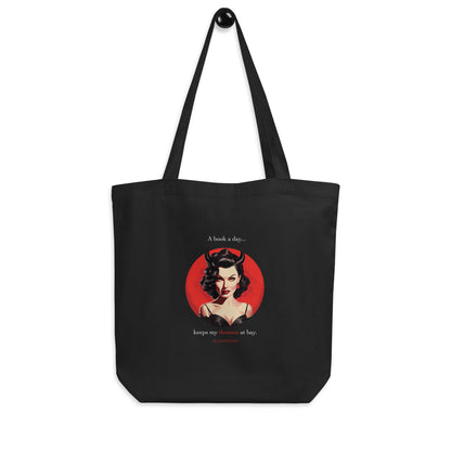 A Book A Day Keeps My Demons At Bay Eco Tote Bag