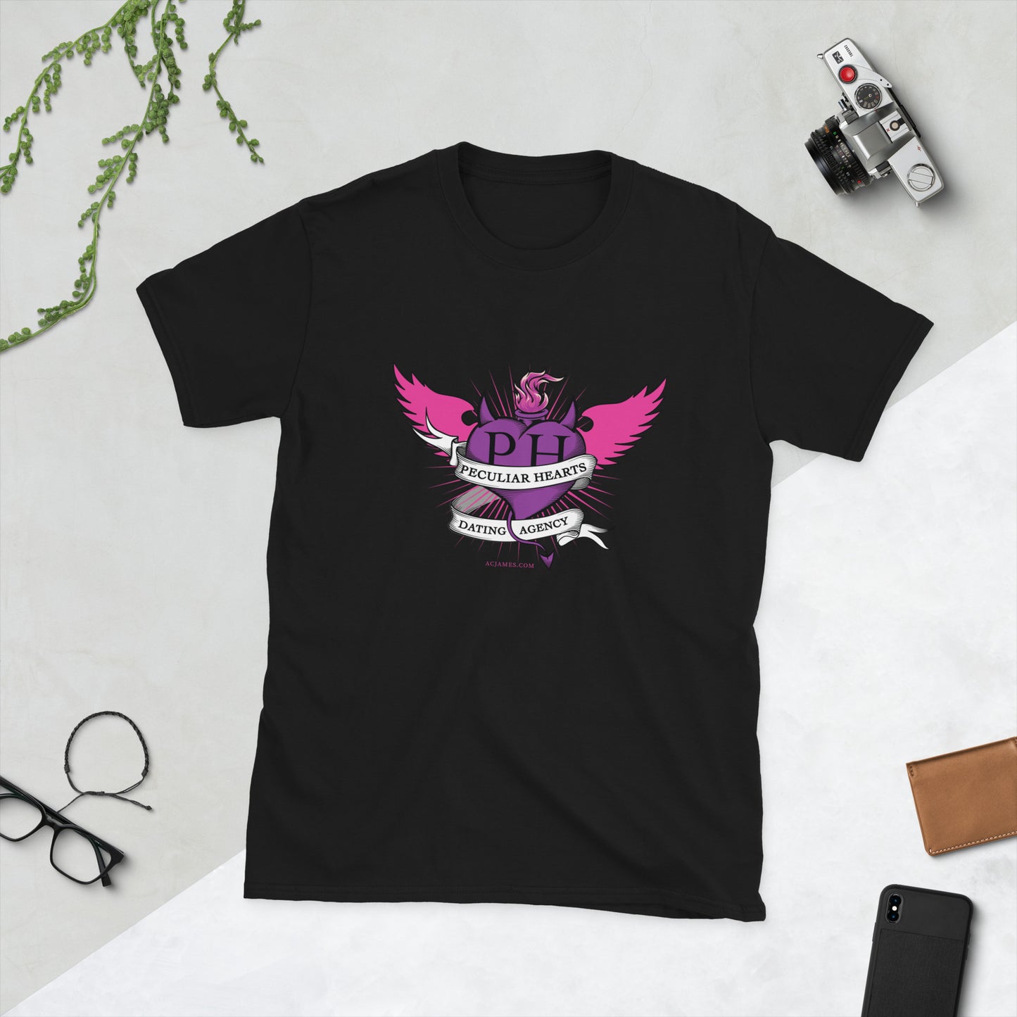 Peculiar Hearts Dating Agency Short-Sleeve Unisex T-Shirt