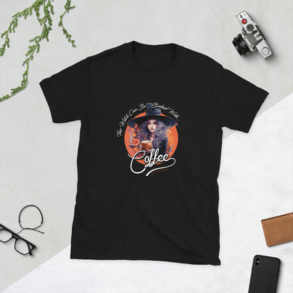This Witch Can Be Bribed With Coffee Short-Sleeve Unisex T-Shirt