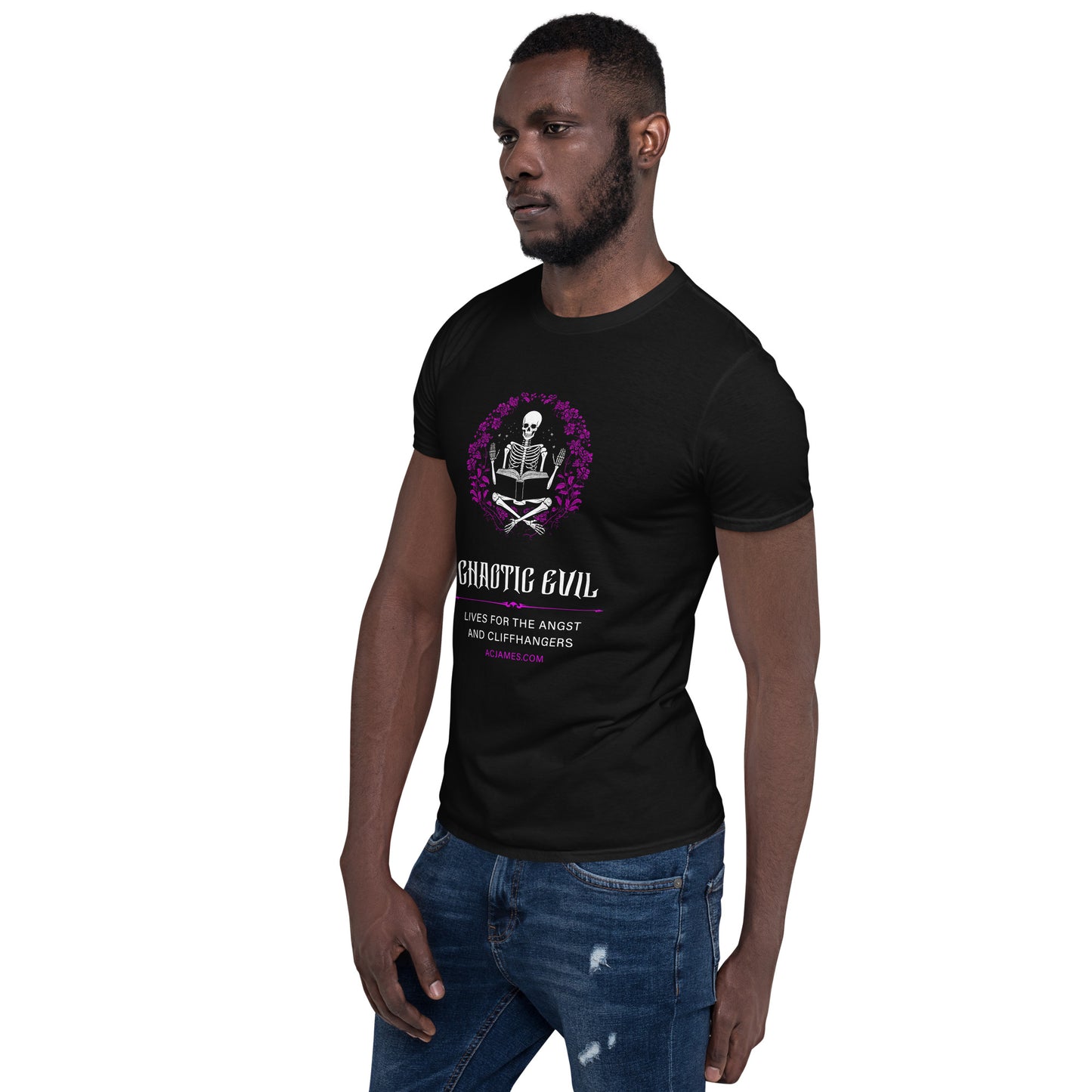 Chaotic Evil Book Lover Short-Sleeve Unisex T-Shirt