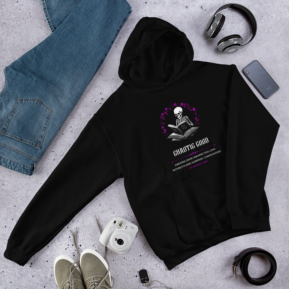 Chaotic Good Book Lover Unisex Hoodie