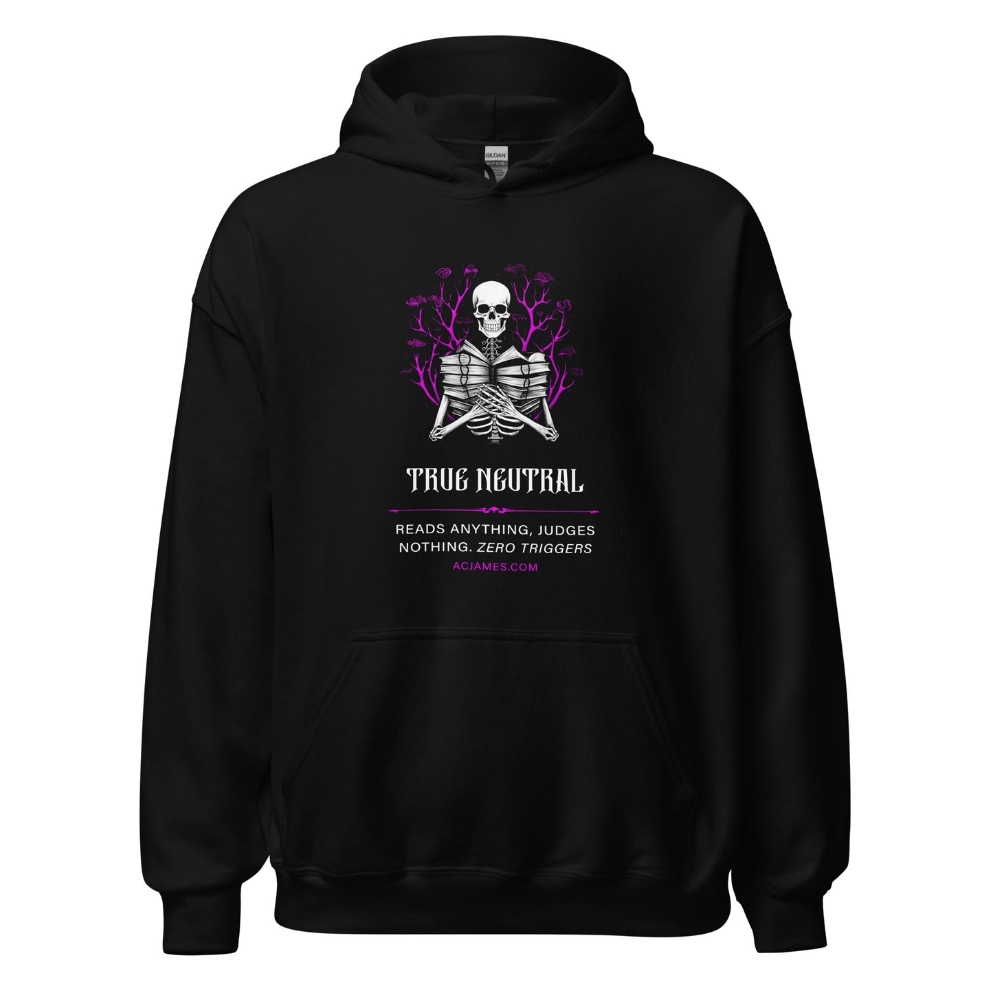 True Neutral Book Lover Unisex Hoodie