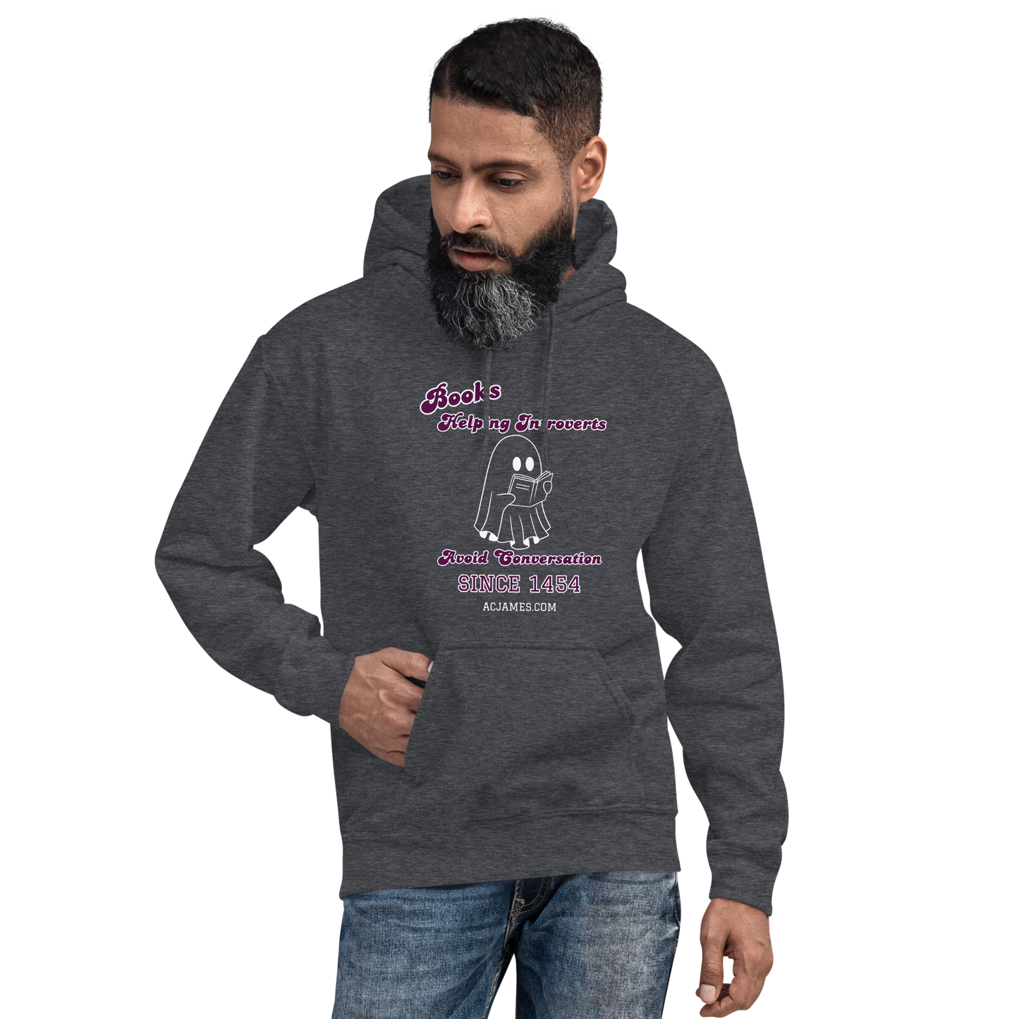 Books Helping Introverts Avoid Conversation Since 1454 Unisex Hoodie
