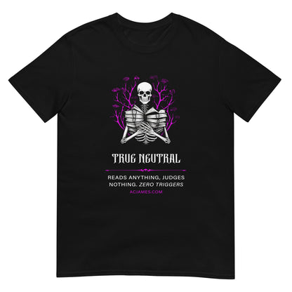 True Neutral Book Lover Short-Sleeve Unisex T-Shirt