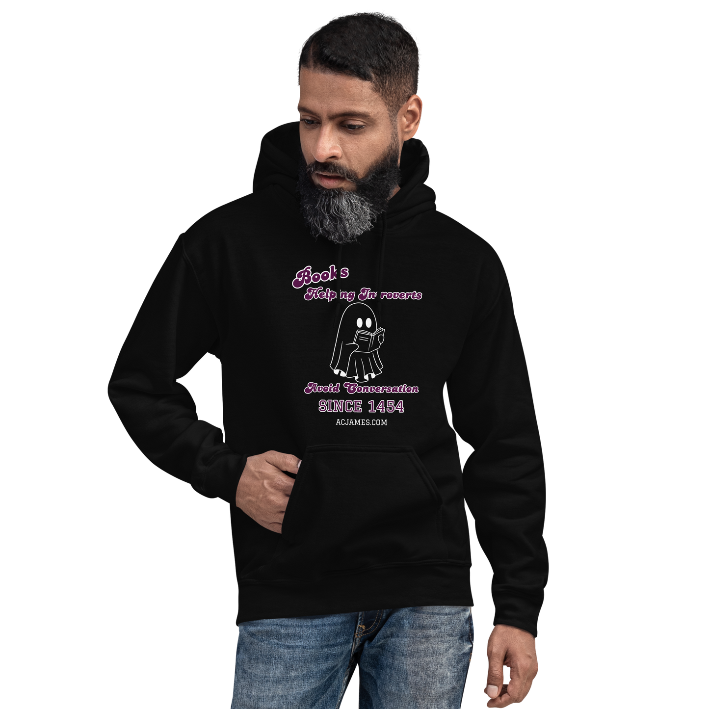 Books Helping Introverts Avoid Conversation Since 1454 Unisex Hoodie