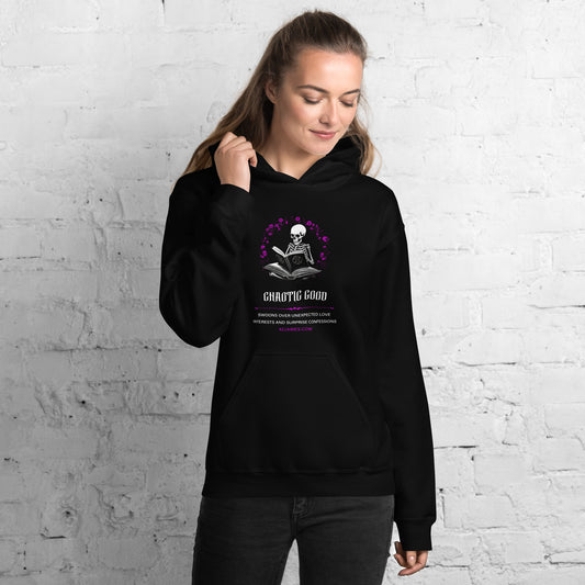 Chaotic Good Book Lover Unisex Hoodie