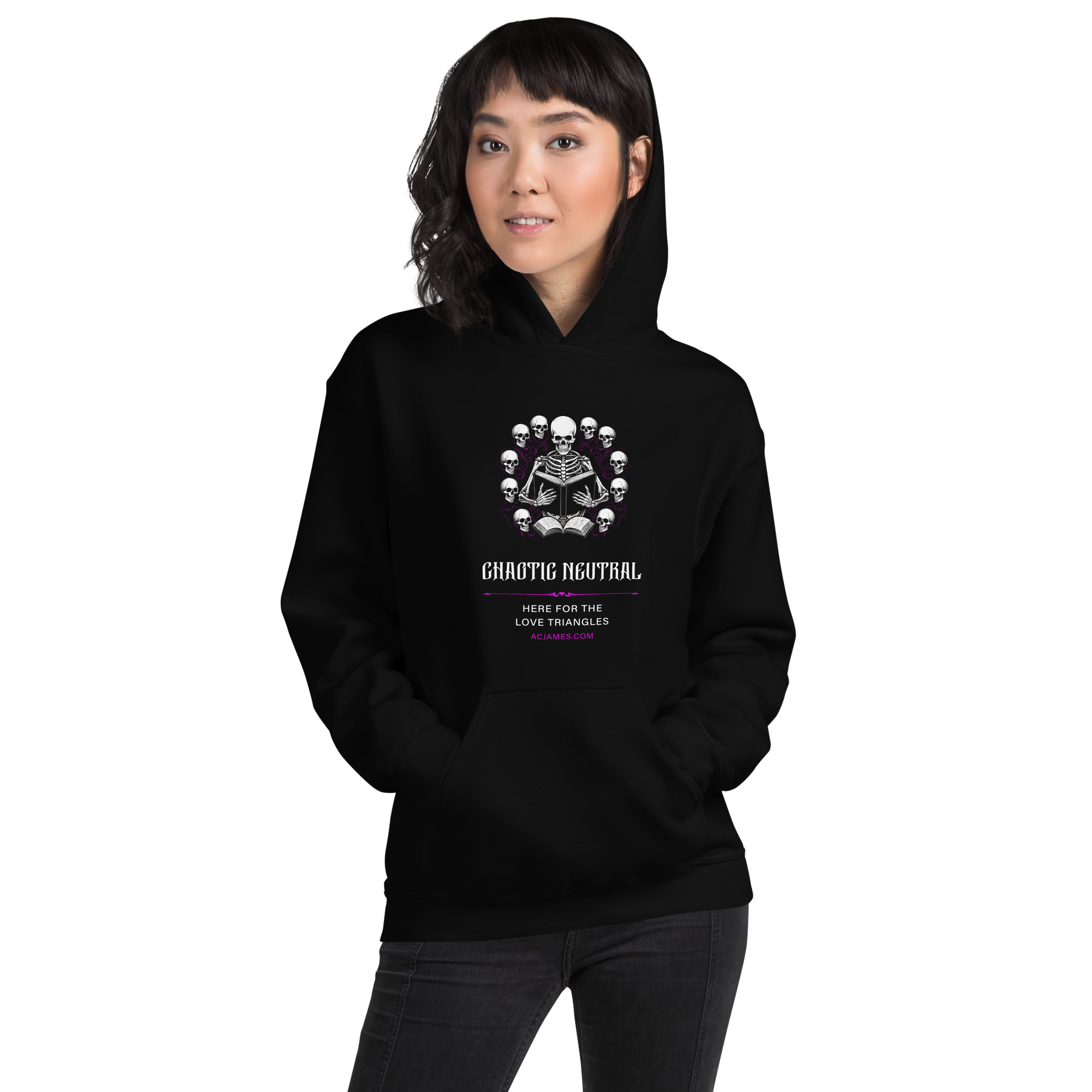Chaotic Neutral Book Lover Unisex Hoodie