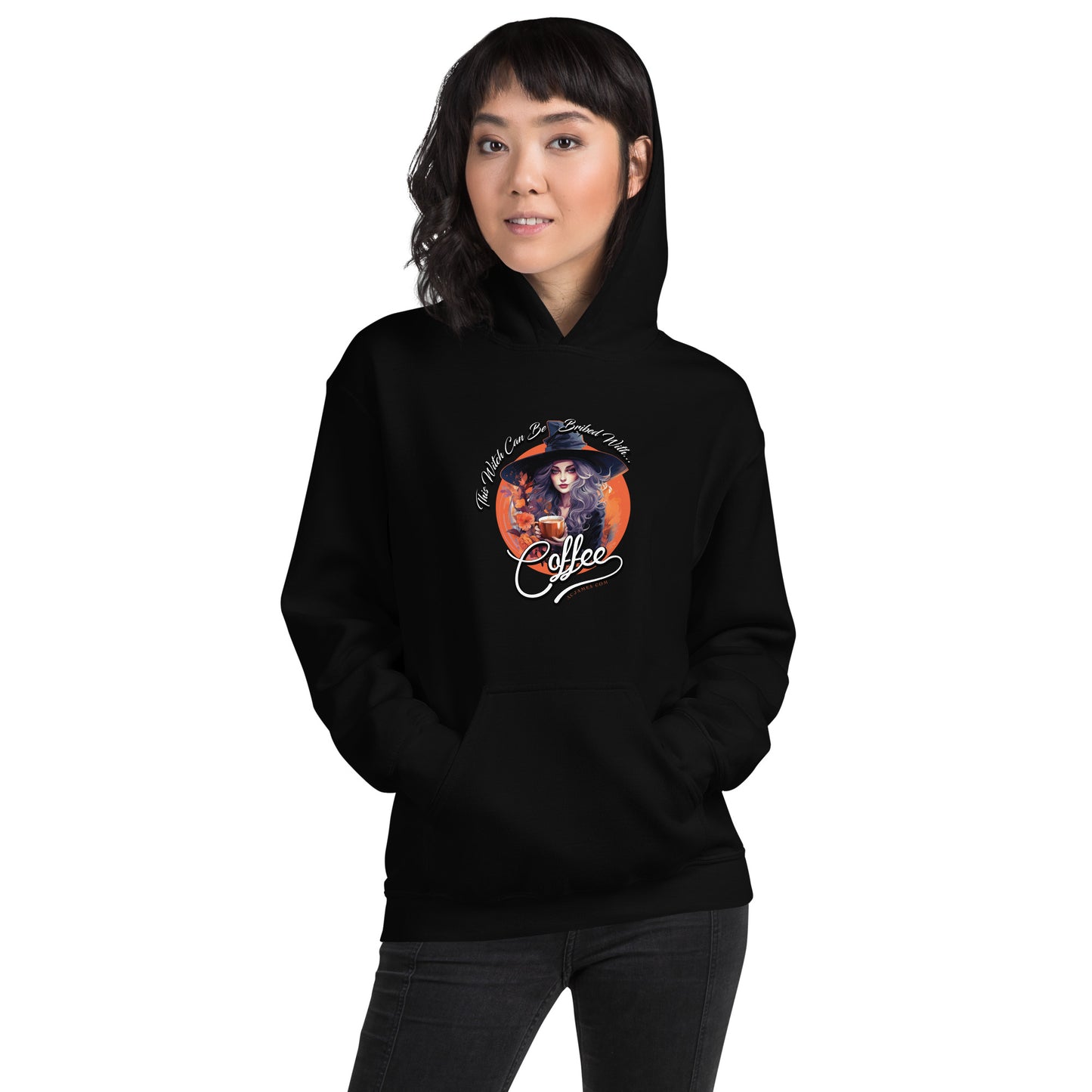 This Witch Can Be Bribed With Coffee Unisex Hoodie