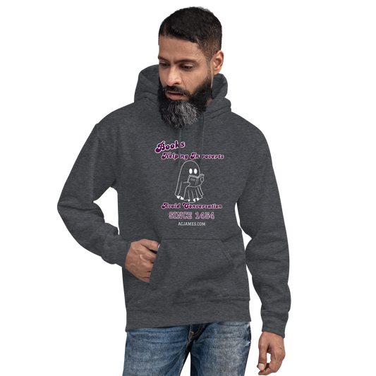Books Helping Introverts Avoid Conversation Since 1454 Unisex Hoodie