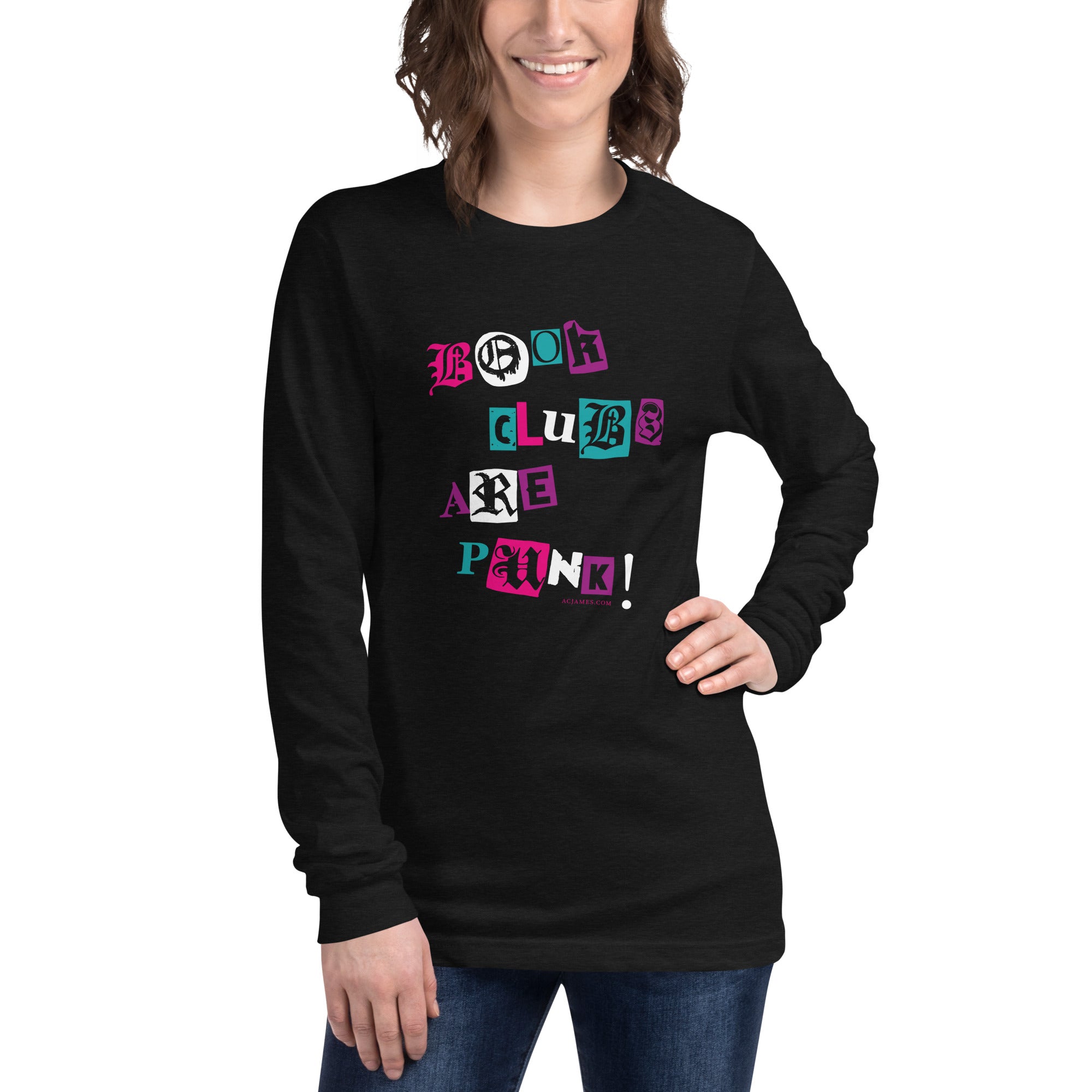 Book Clubs Are Punk Unisex Long Sleeve Tee
